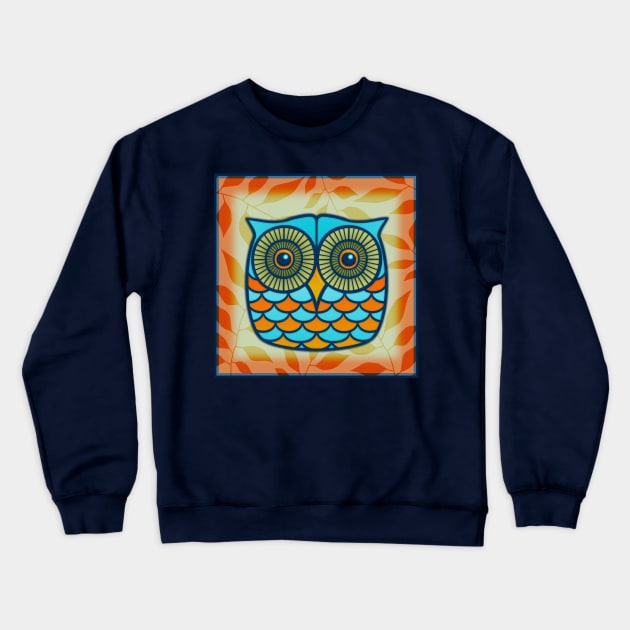 Kitschy Owl Crewneck Sweatshirt by juliabohemian